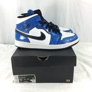 Air Jordan 1 Mid SE Signal Blue Mens Size 10 DD6834-402
